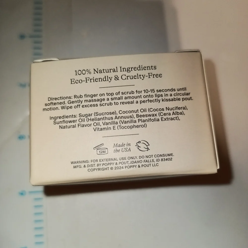 Poppy & Pout Exfoliating‎ Lip Scrub